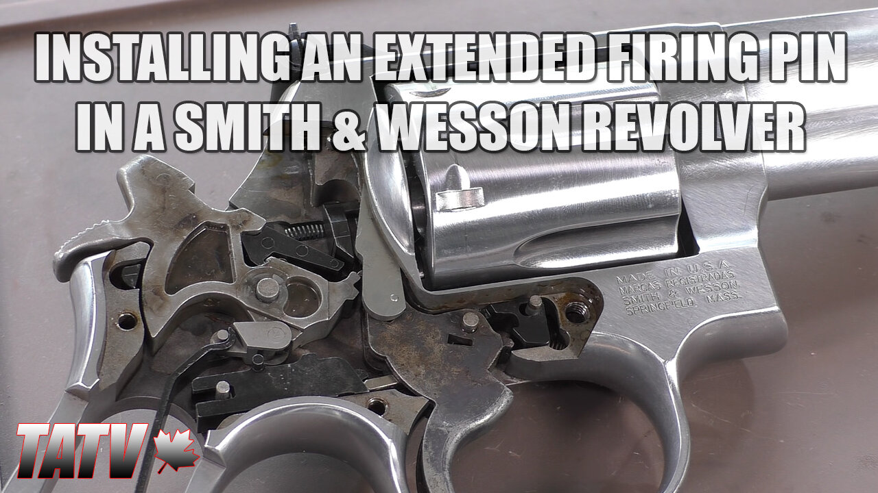 Fixing Light Primer Strikes - Installing an Extended Firing Pin in a Smith & Wesson Revolver