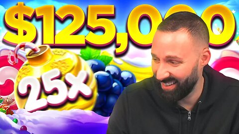 $125,000 SESSION ON SWEET BONANZA CHRISTMAS!