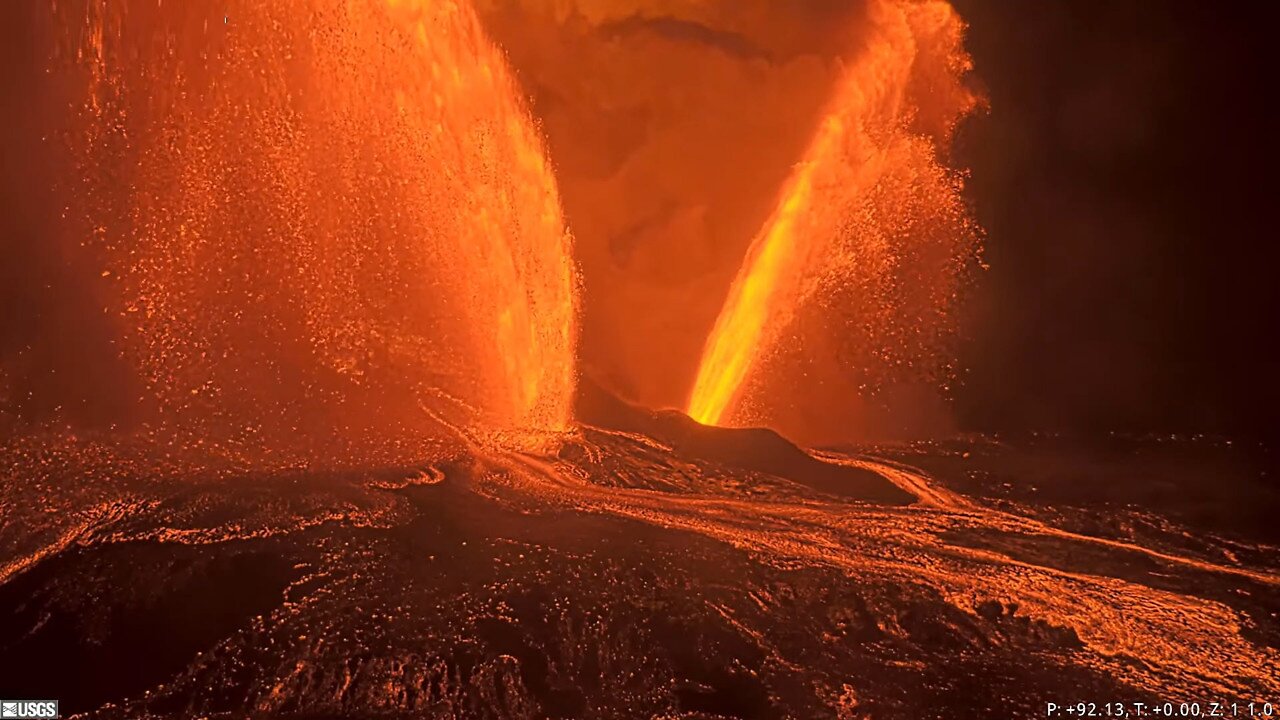 27th Lava Fountaining Episode At Kilauea Volcano Has Begun