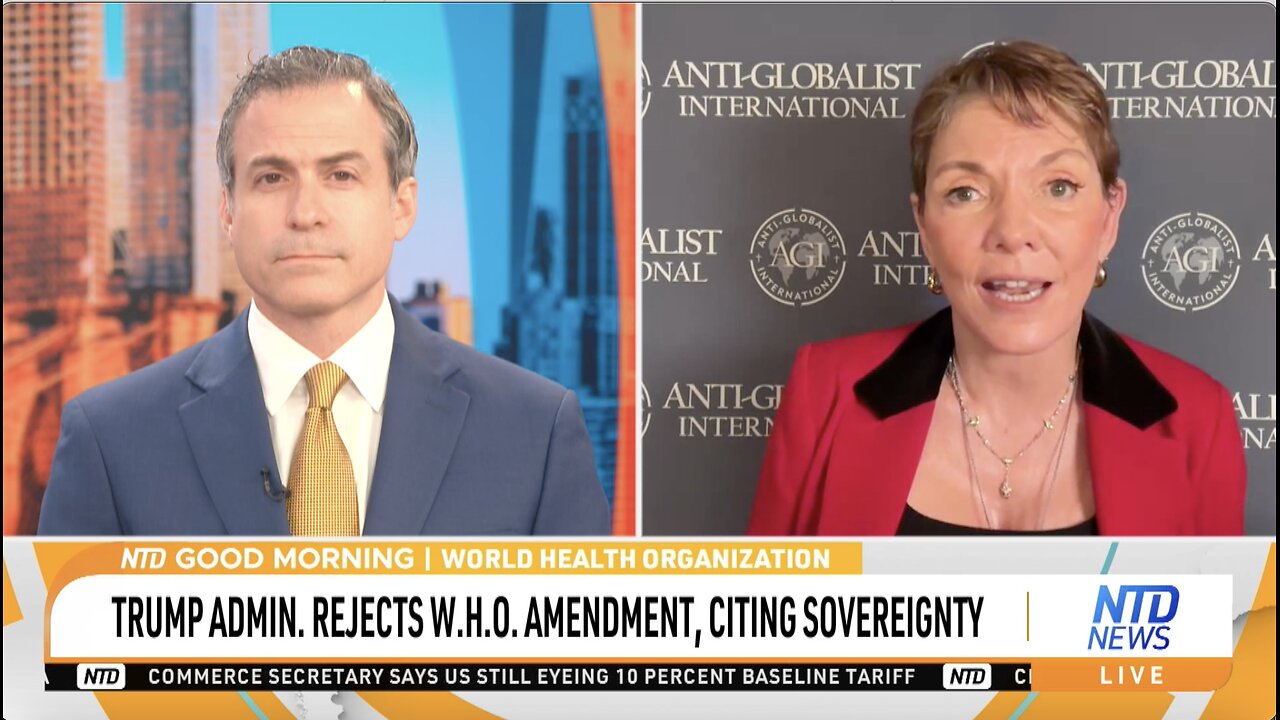 U.S. Rejects WHO IHR Amendments NTDTV Cary Dunst interviews Reggie LIttlejohn