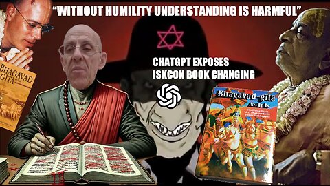 “WITHOUT HUMILITY UNDERSTANDING IS HARMFUL” – CHATGPT EXPOSES ISKCON BOOK CHANGING