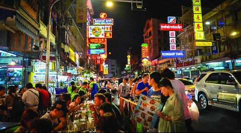 Bangkok Chinatown market, Khaosan road