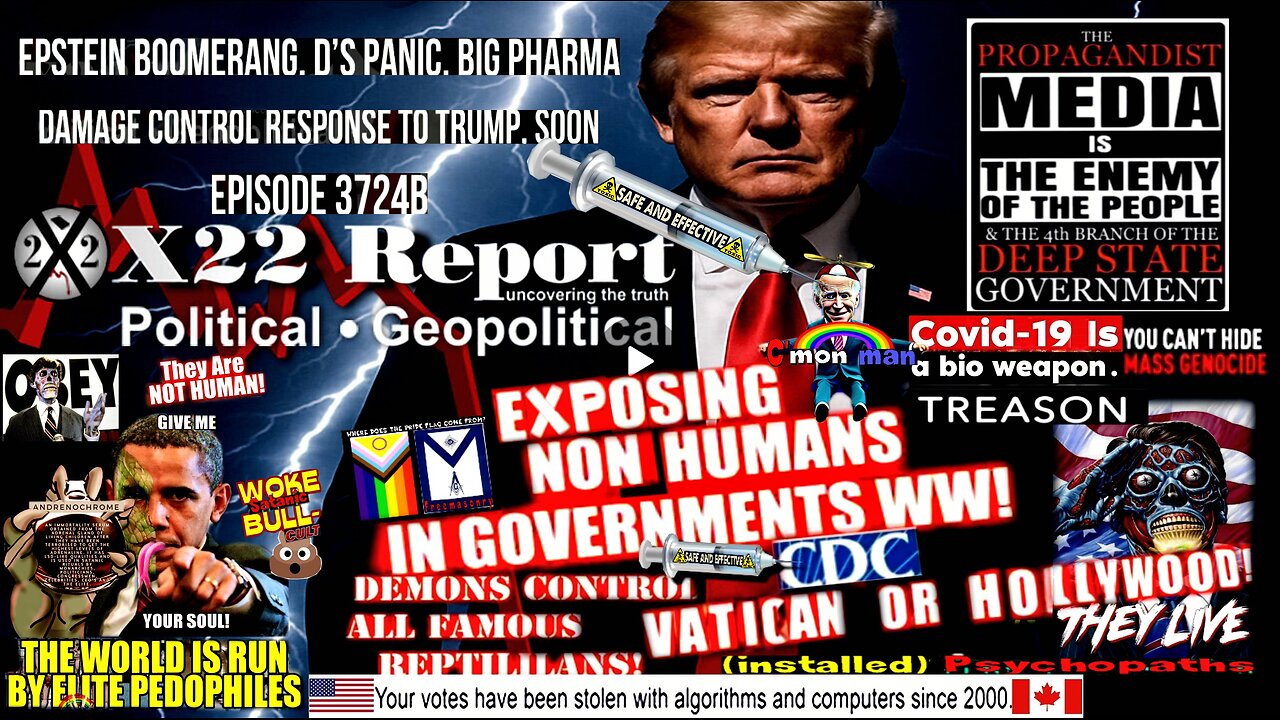 Ep 3724b - Epstein Boomerang, D’s Panic, Big Pharma Damage Control Response To Trump, Soon