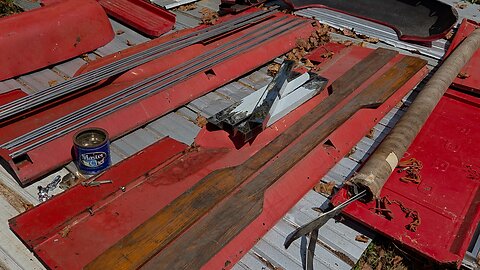 1960s truck bed for restoration.