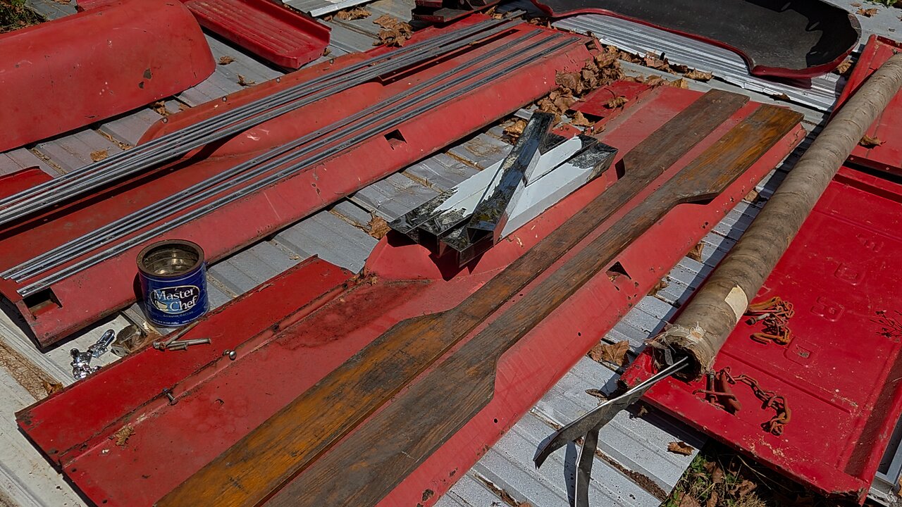 1960s truck bed for restoration.
