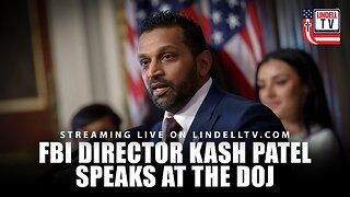 FBI Director Kash Patel Speaks at Department of Justice