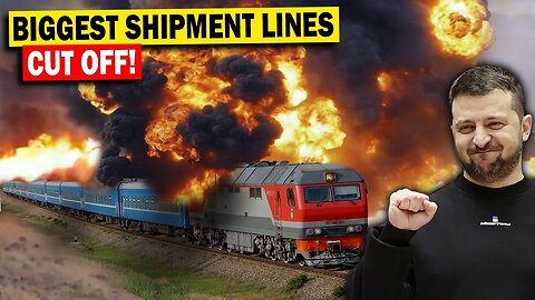 Russia’s Biggest Crimea Supply Lines Cut Off - Ukraine Turns Russia's Railways into Rubble