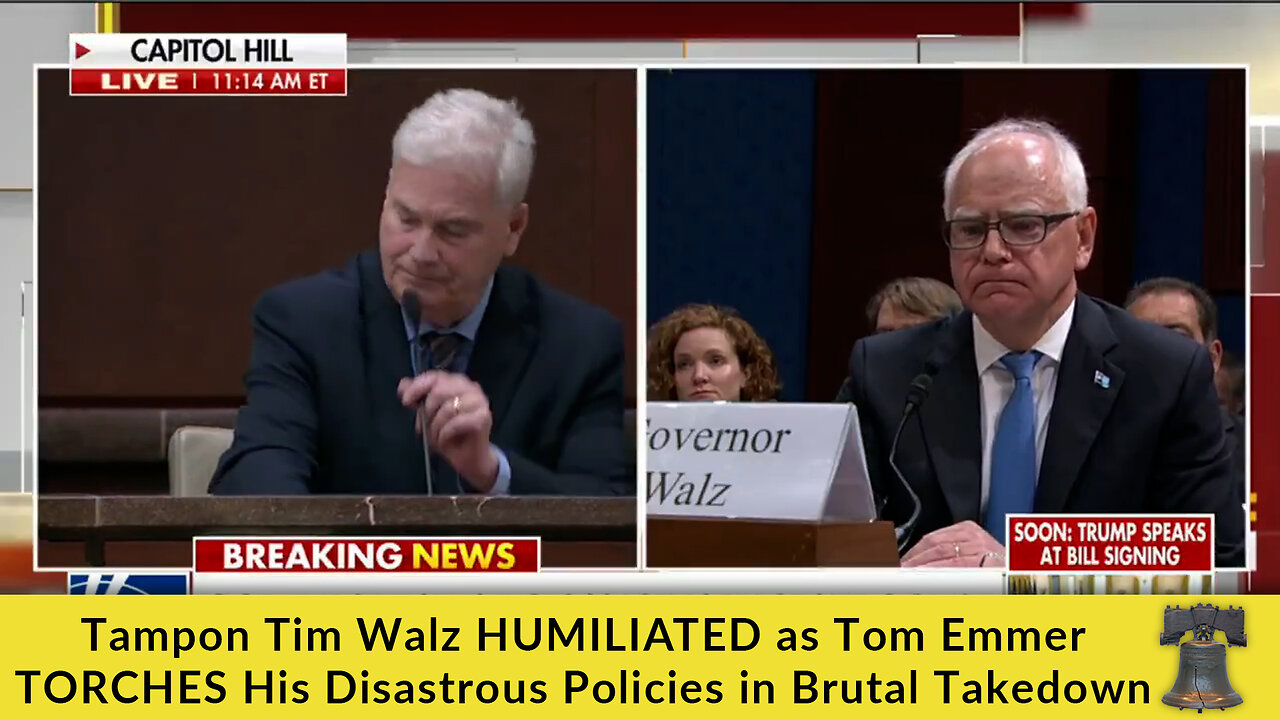 Tampon Tim Walz HUMILIATED as Tom Emmer TORCHES His Disastrous Policies in Brutal Takedown