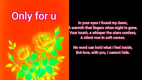 love poetry for u