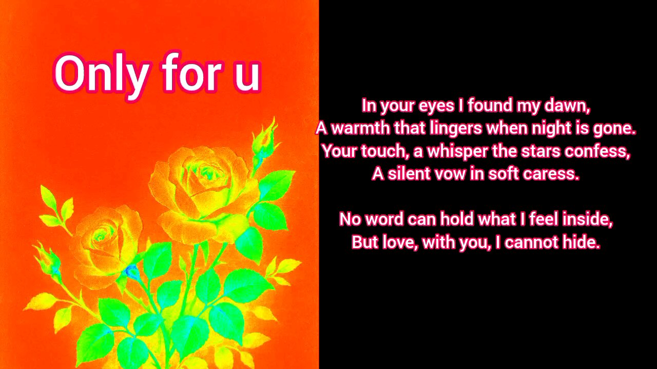love poetry for u