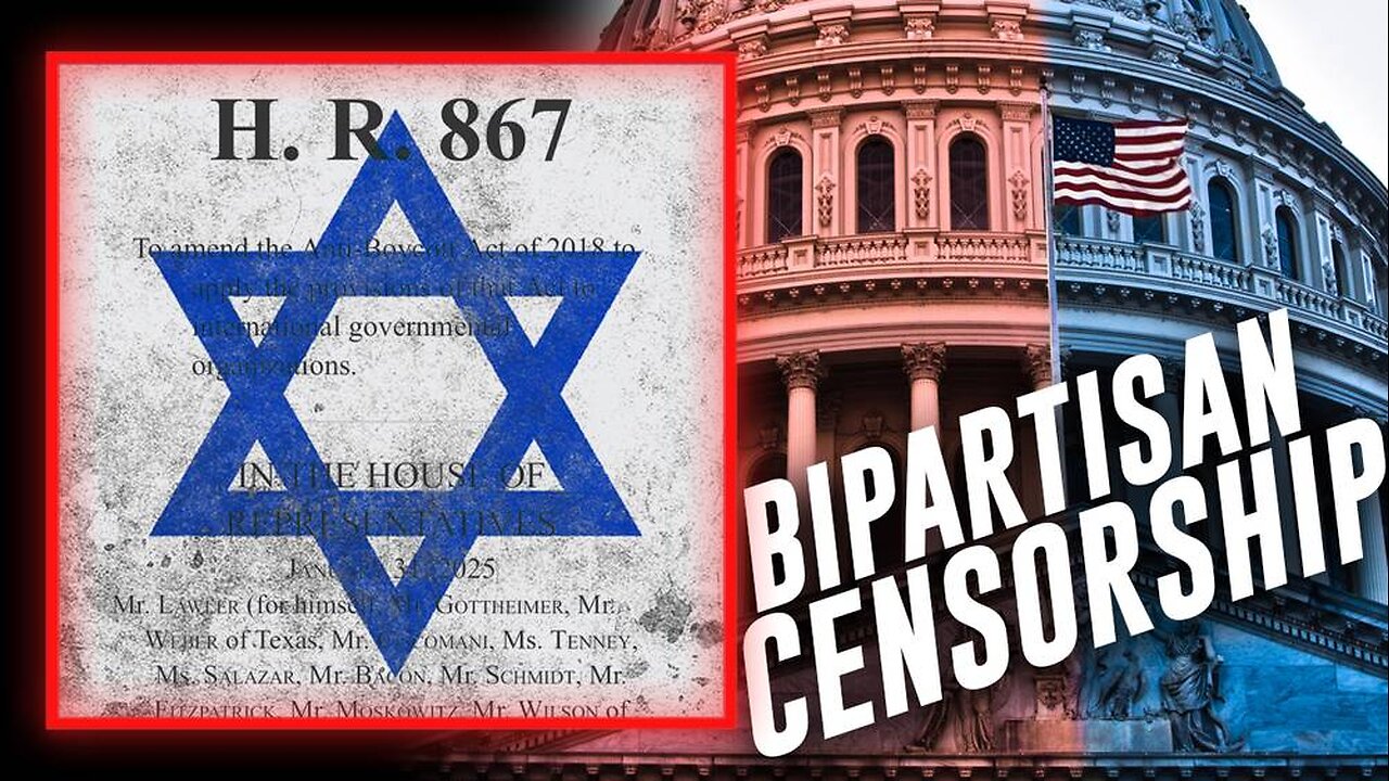 Republicans Pull Bill HR 867 That Would Have Imprisoned Americans For 20 Yrs For Criticizing Israel