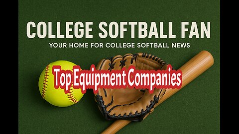 College Softball Equipment Companies