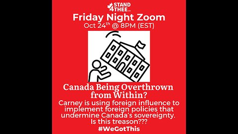 S4T Friday Zoom Oct 24th - Overthrown from Within?