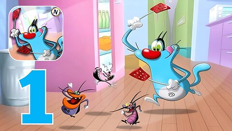 Oggy 3D Run - Gameplay Walkthrough | Fails & Funny Moment of Level 17 | Part 1
