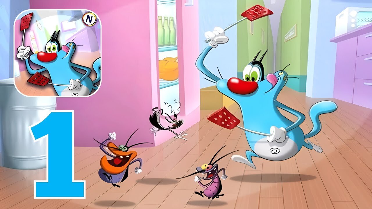 Oggy 3D Run - Gameplay Walkthrough | Fails & Funny Moment of Level 17 | Part 1