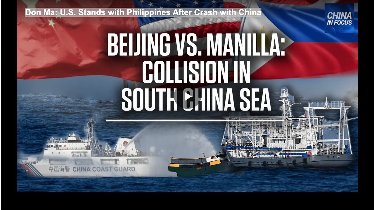 "U.S. Supports Philippines in Aftermath of Crash with China - Don Ma"