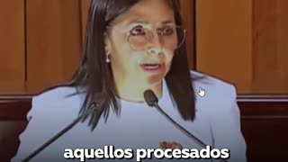 Delcy Rodríguez señala quienes quedan excluidos de Ley de Amnistía General en Venezuela