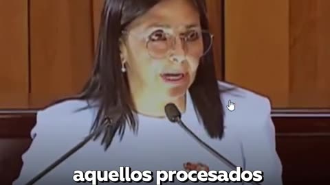 Delcy Rodríguez señala quienes quedan excluidos de Ley de Amnistía General en Venezuela