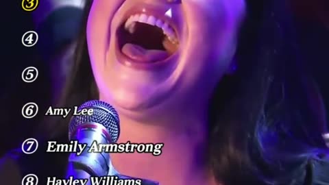 Top female Rock Singers