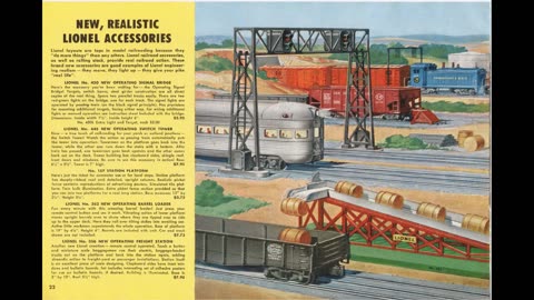 Lionel Train Catalogs 1952 1953 ASMR #LionelTrains #ModelTrains #ASMR