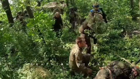 Intense Battle in Forested Area Leaves Russians Decimated