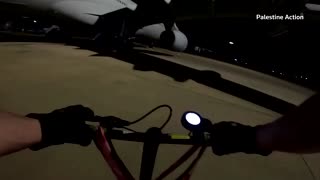 Pro-Palestinian activists damage planes at UK military base