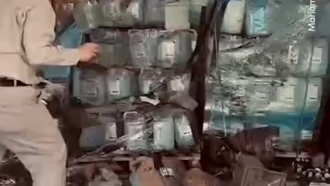 Israeli warplanes struck a pharmaceutical warehouse at Nasser Hospital in Khan Younis