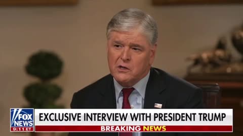 Hanity and President Trump interview pt 1