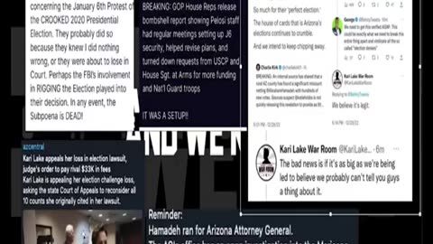 BUCKLE UP! FBI SCARED, AZ HEAT, INFORMATION WATERFALL, TRAITOR MITCH, SOCIAL MEDIA, LAPTOP