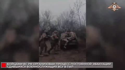 Mass surrender of Ukrainian soldiers