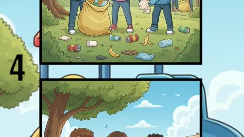 Kids Cleaning Playground Together 🧹😊