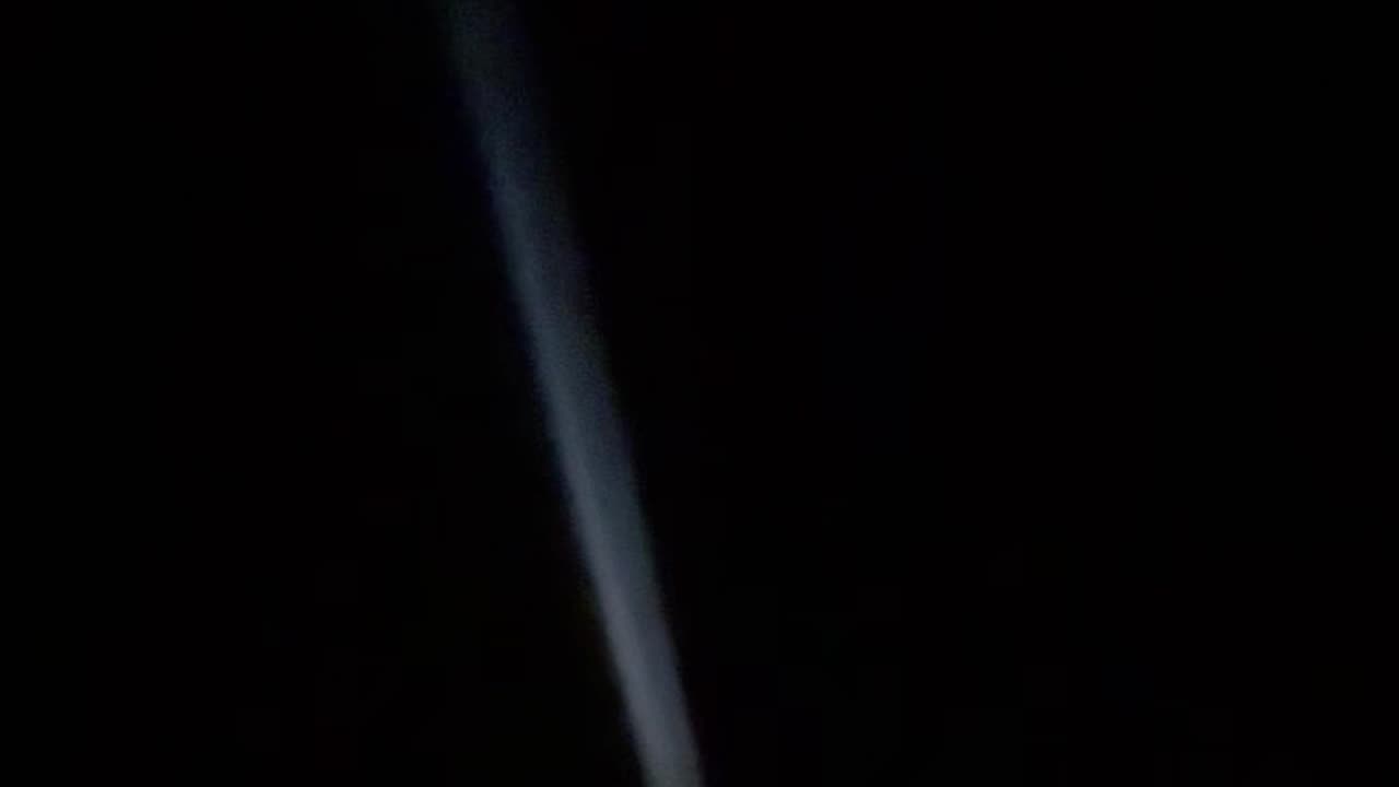 Massive light appears in sky