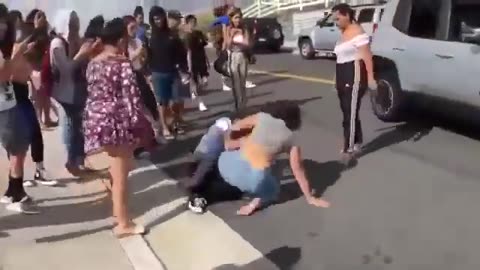 REAL FIGHT! Two women go head to head
