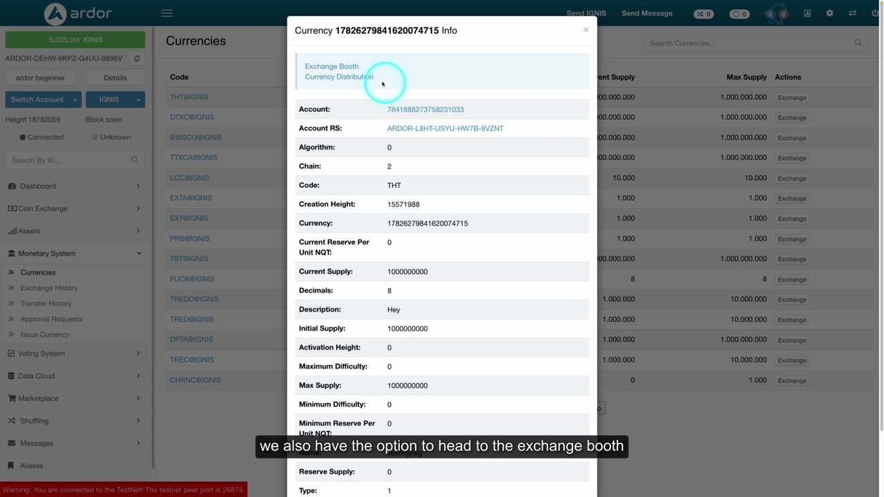 88 Introduction to the Monetary System on Ardor Blockchain