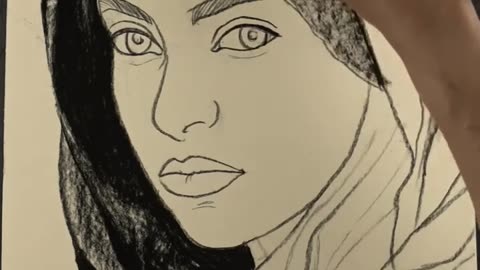 Arabian Princess Drawing