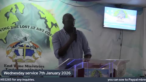 Wednesday service 7 January 2026