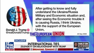 Zelenskky after Trump shifts positions, saying Ukraine can win the war