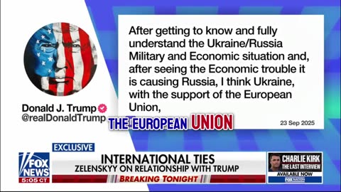 Zelenskky after Trump shifts positions, saying Ukraine can win the war