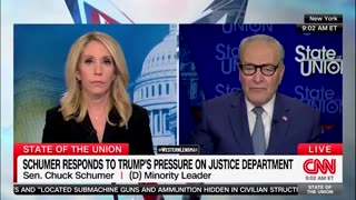 Schumer is aghast at the idea that the DOJ would go after a president’s political enemies.
