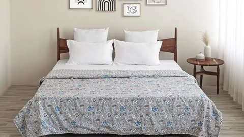 Buy Premium Cotton Dohars Online | Lightweight & Reversible Dohars by HomeMonde
