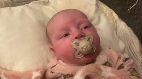 Day 35: Kayla’s Pacifier Love – Too Cute!