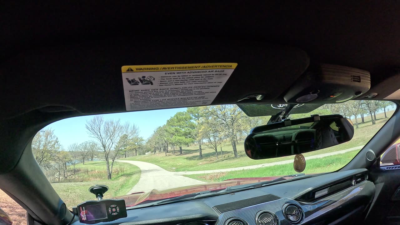 POV - 2017 MUSTANG GT 6 SPEED ONNA COUNTRY ROAD...HEADIN WEST...