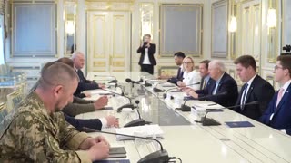 U.S. Senators Graham and Blumenthal arrive in Kyiv.