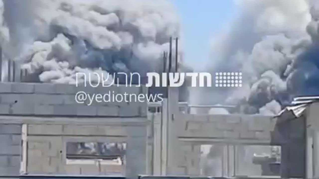 Local reports: The Air Force attacks the Al-Buriej refugee camp in the central Gaza Strip