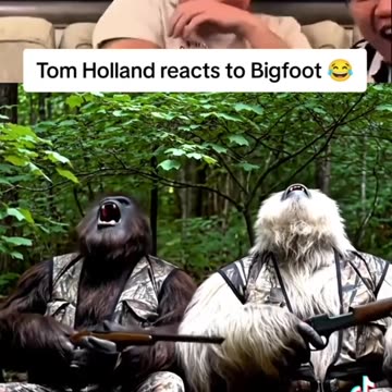 Tom Holland reacts to Bigfoot Jokes