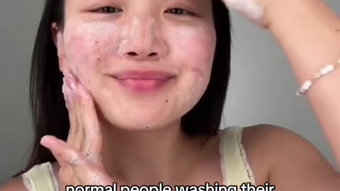How do you wash your face?😆