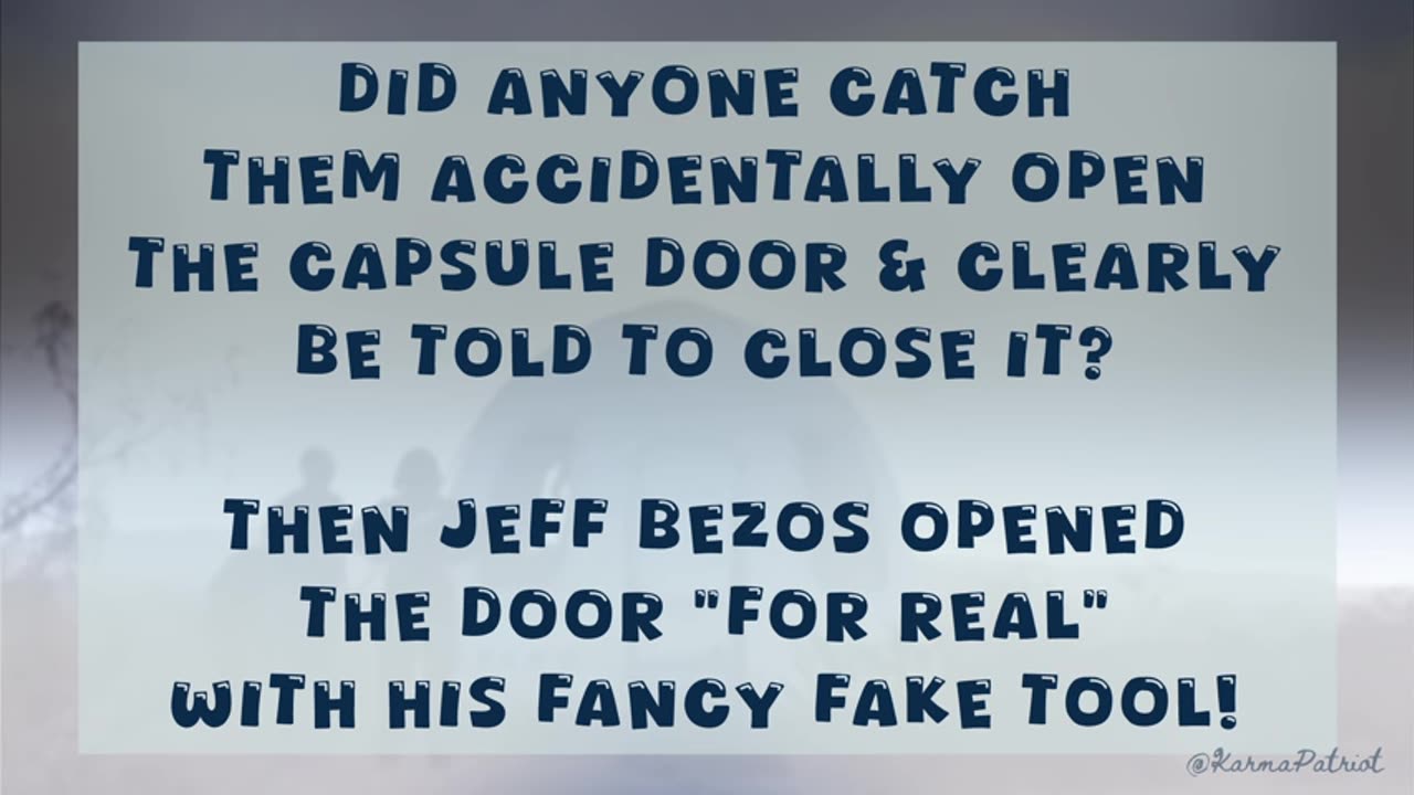 How Do You Open The Door?... Not Yet.