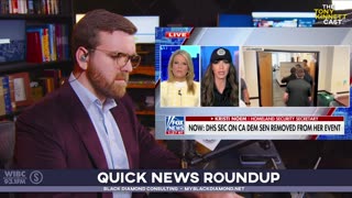 🚨 LIVE: Democrat Senator Detained for Rushing Secretary Noem