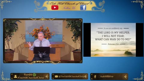 Oak Hill Church of Christ 6-29-25 Message: "God Fights For You"