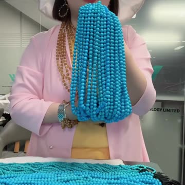 20250707-9 Sleeping Beauty Turquoise Strand: Sky Dream Woven on the Wrist